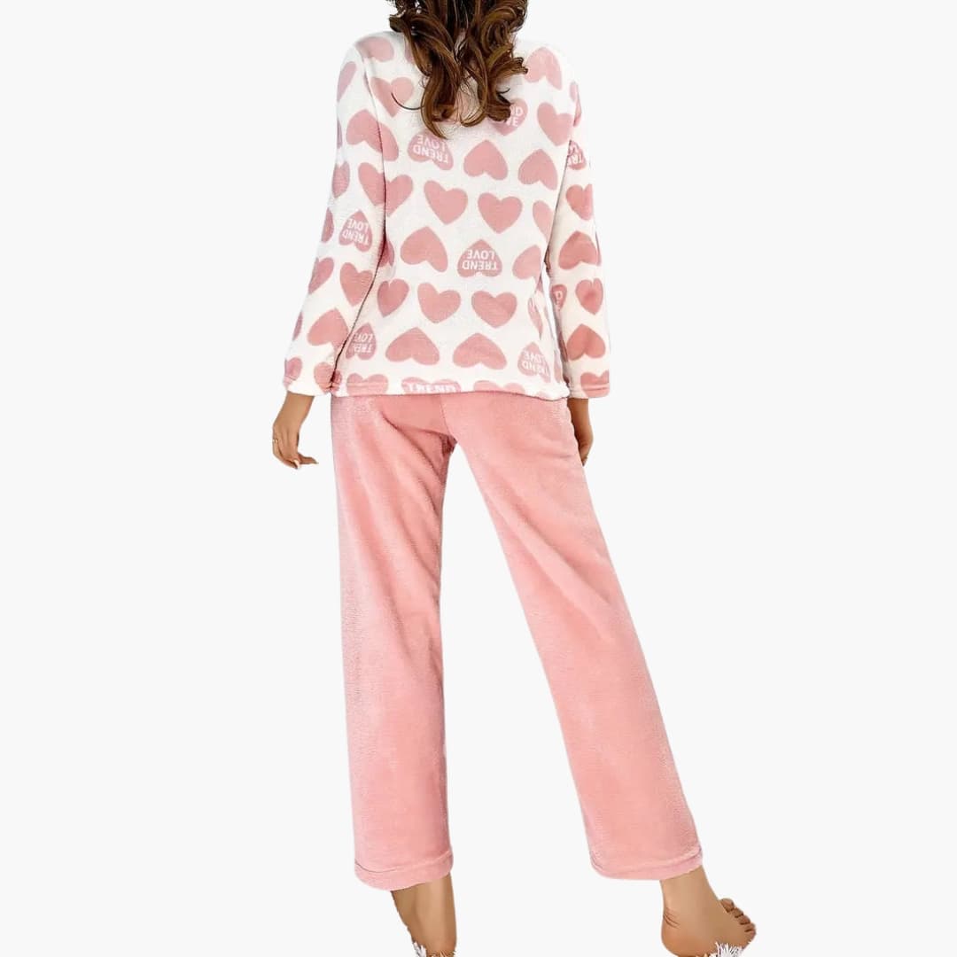 Damen Pyjama Set mit Printshirt