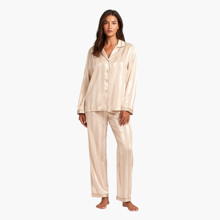 Damen Pyjama Set mit Hemd und Hose