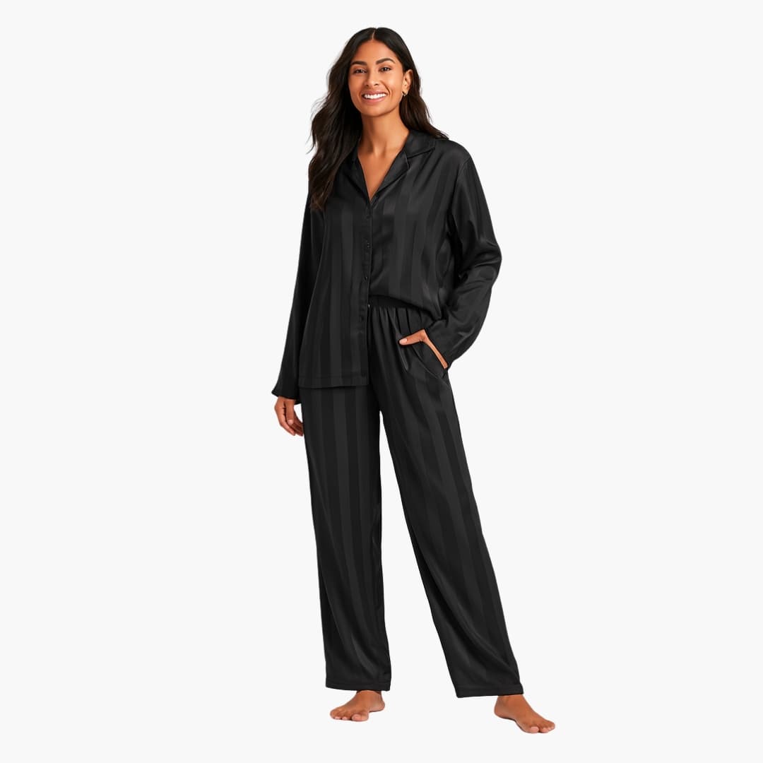 Damen Pyjama Set mit Hemd und Hose