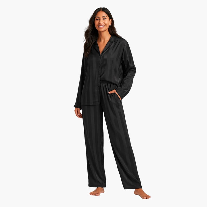 Damen Pyjama Set mit Hemd und Hose