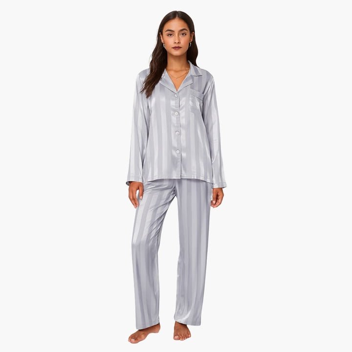 Damen Pyjama Set mit Hemd und Hose