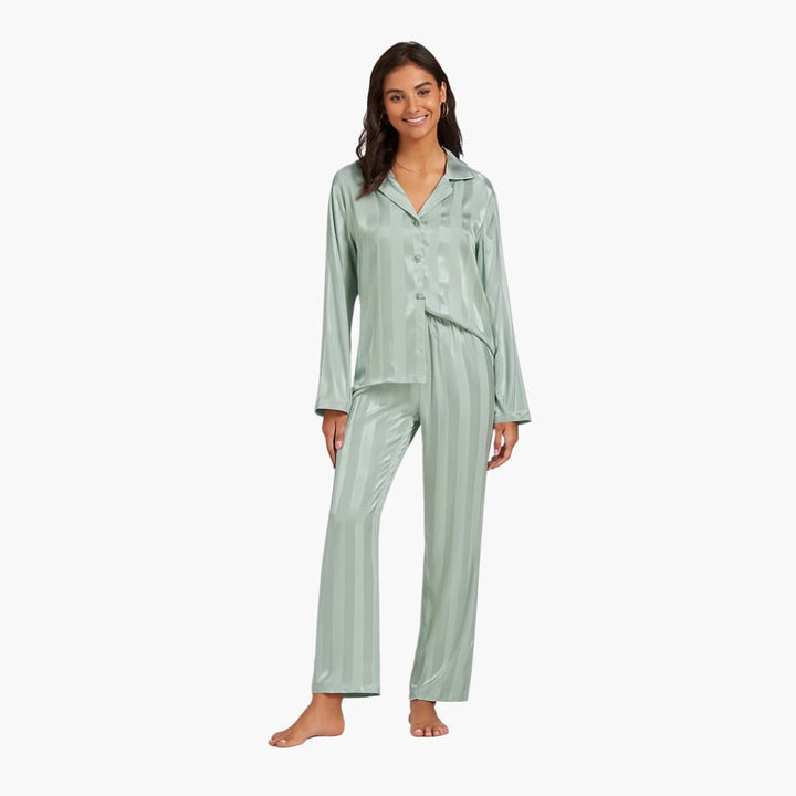 Damen Pyjama Set mit Hemd und Hose