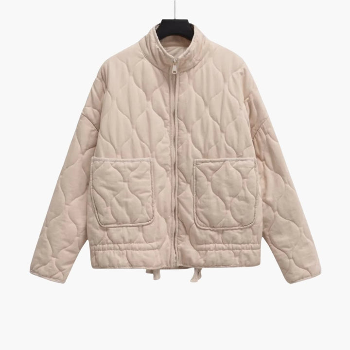 Damen Steppjacke mit Reißverschluss und Seitentaschen