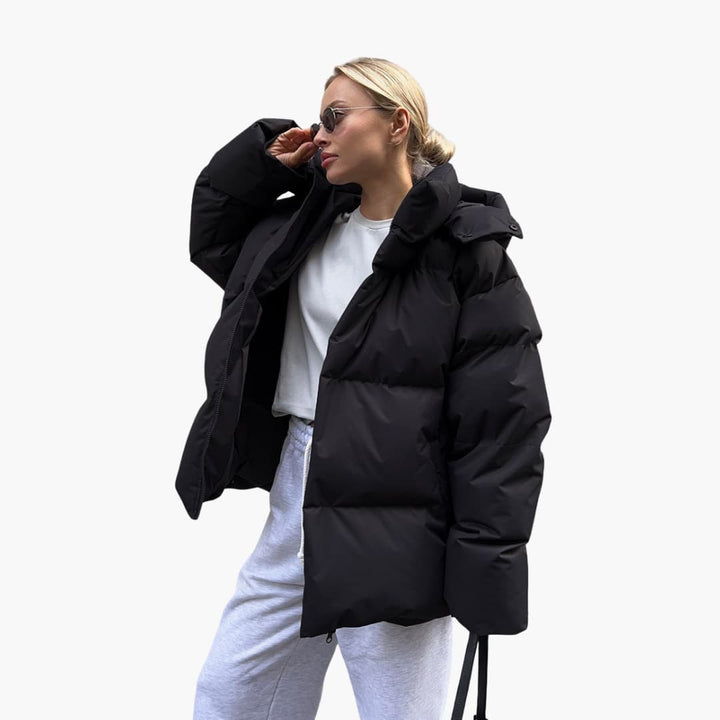 Damen Steppjacke mit hohem Kragen