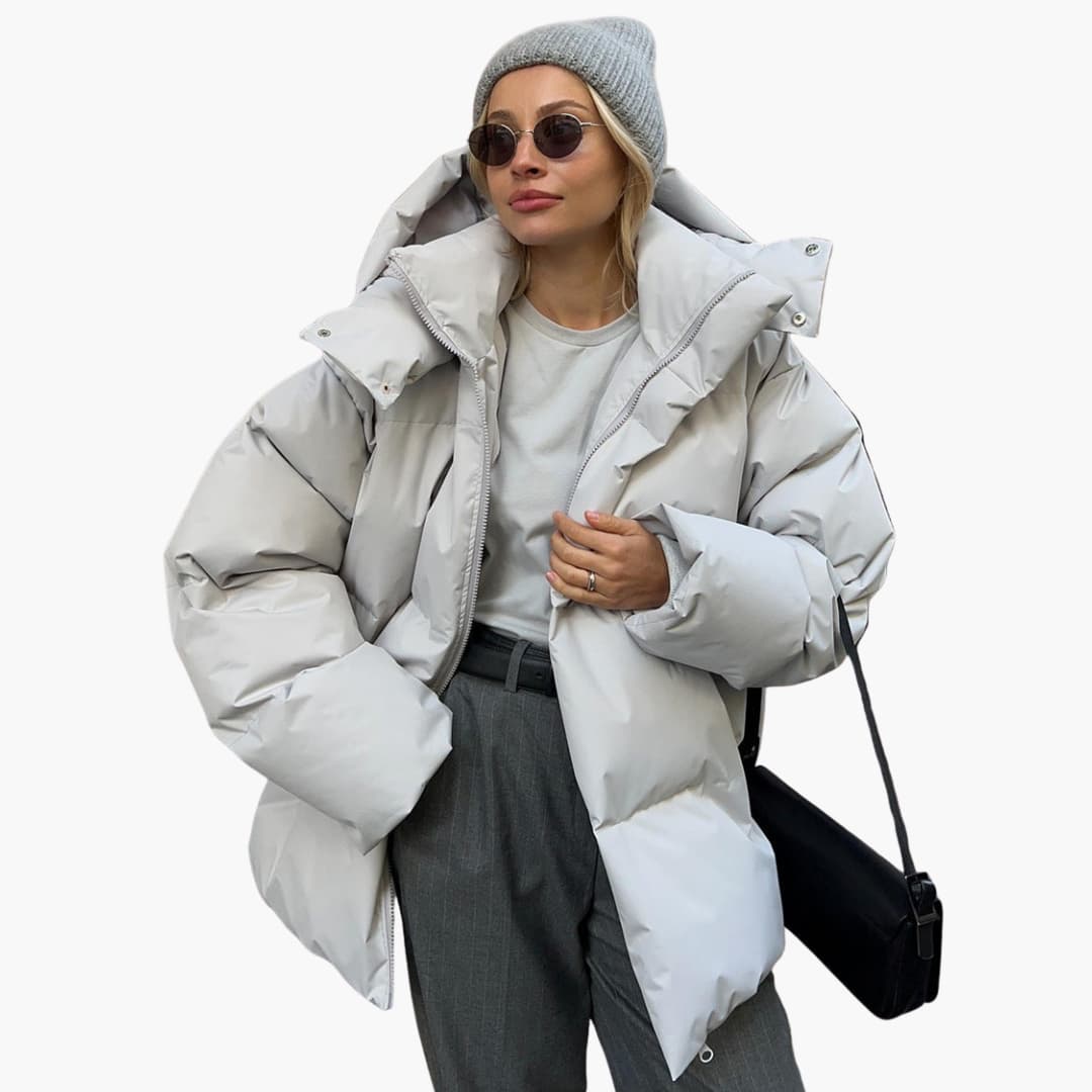 Damen Steppjacke mit hohem Kragen