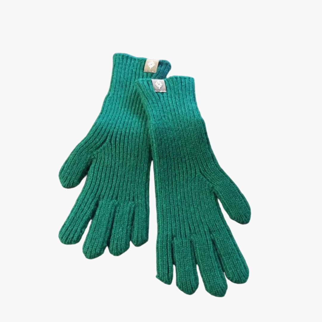 Damen Strickhandschuhe mit Touchfunktion und elastischen Bündchen
