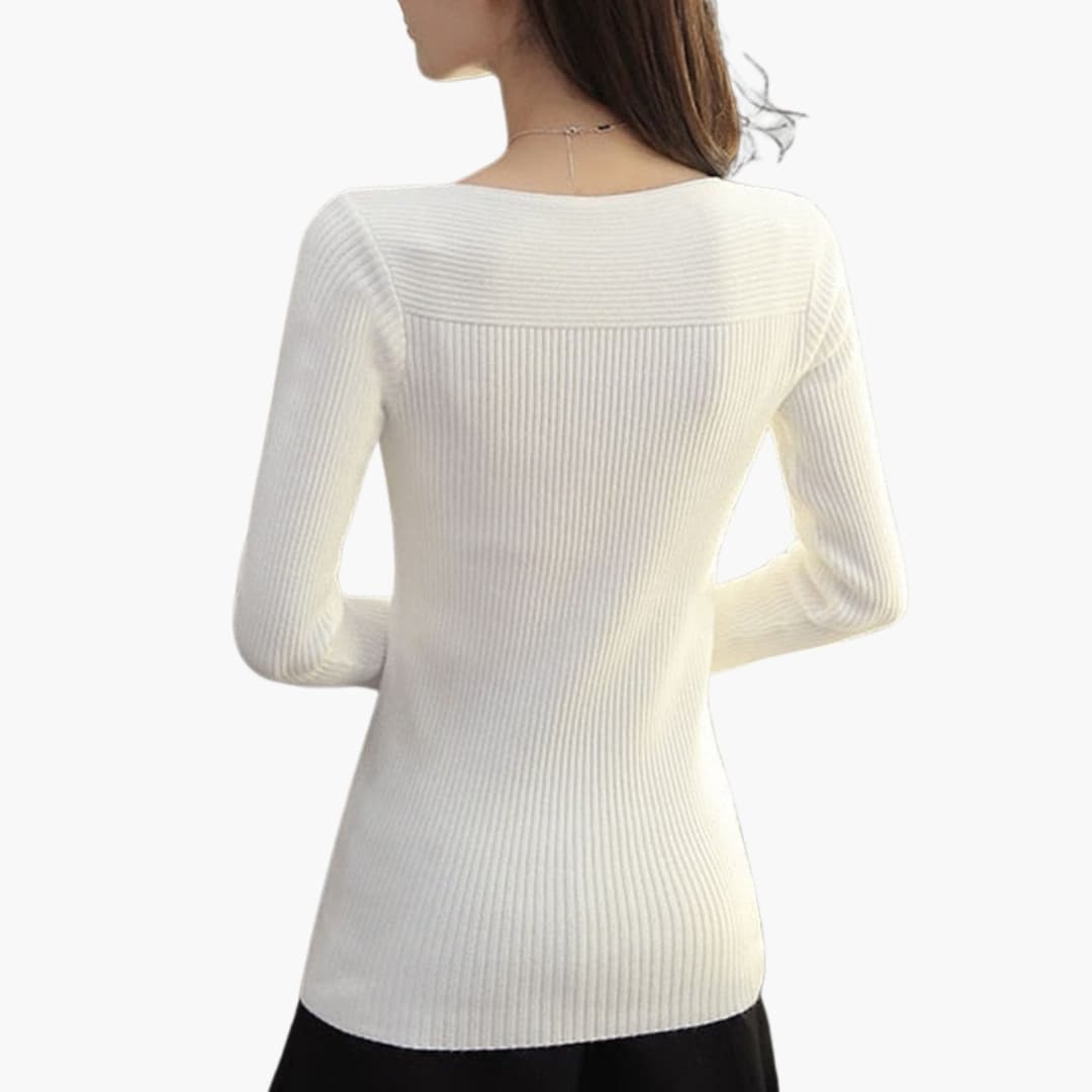 Damen Strickpullover mit langen Ärmeln
