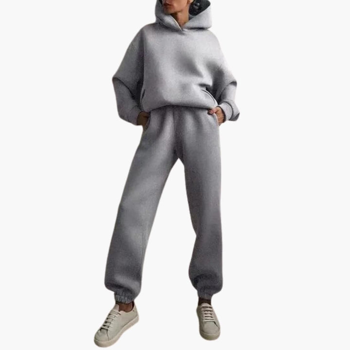 Damen Trainingsanzug mit Oversize Hoodie