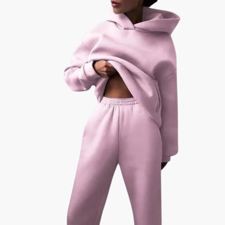 Damen Trainingsanzug mit Oversize Hoodie