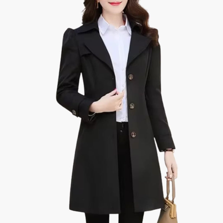 Damen Trenchcoat mit Reverskragen