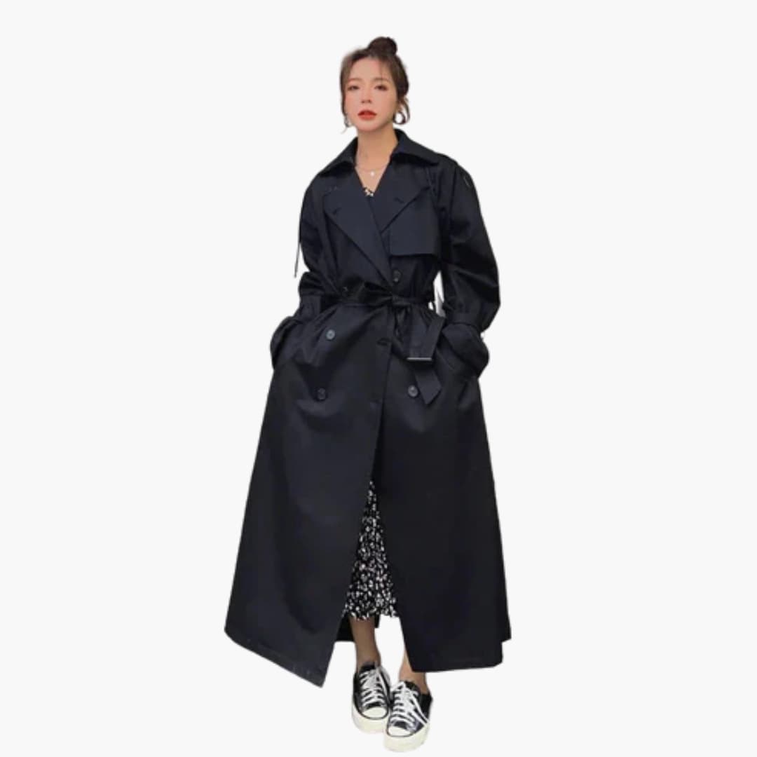 Damen Trenchcoat mit doppelter Knopfleiste