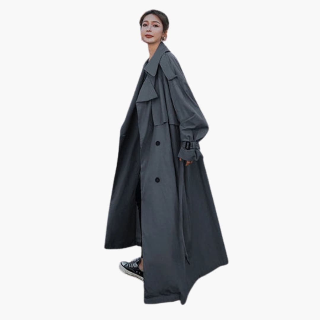 Damen Trenchcoat mit doppelter Knopfleiste