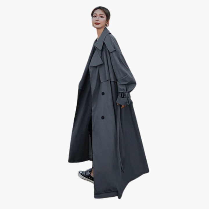 Damen Trenchcoat mit doppelter Knopfleiste