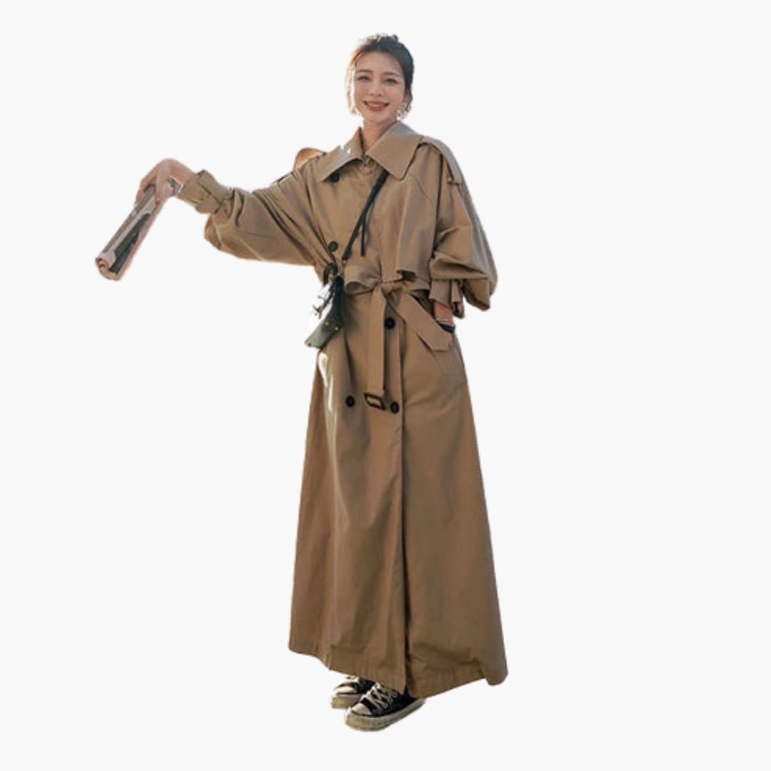 Damen Trenchcoat mit doppelter Knopfleiste