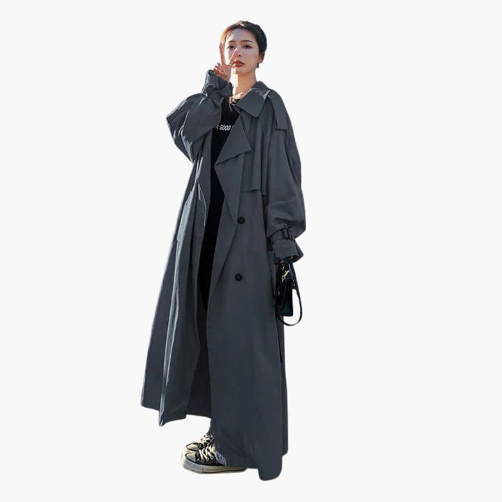 Damen Trenchcoat mit doppelter Knopfleiste