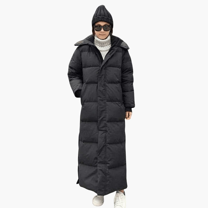 Damen Winterparka mit Kapuze und Reißverschluss