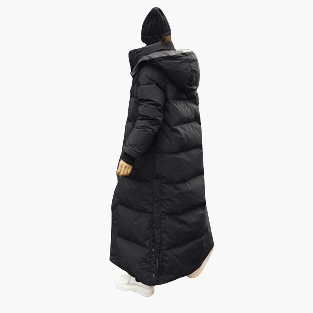 Damen Winterparka mit Kapuze und Reißverschluss