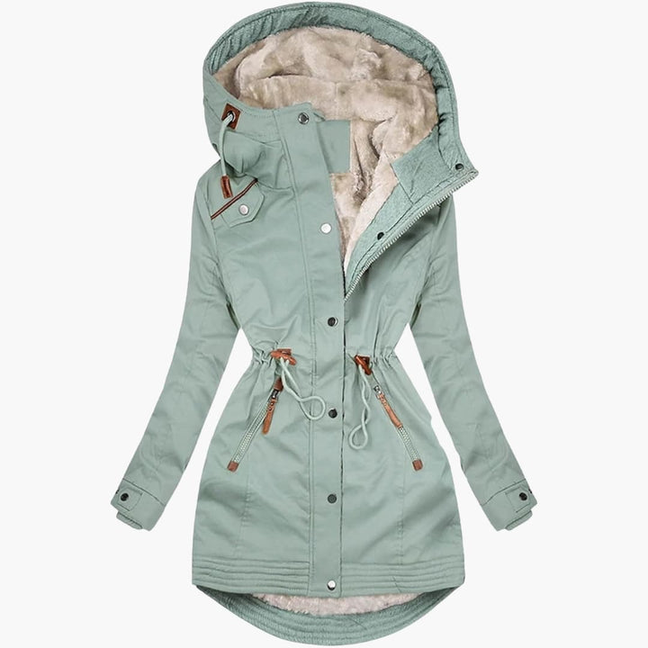 Damen Winterparka mit Kapuze und Taschen