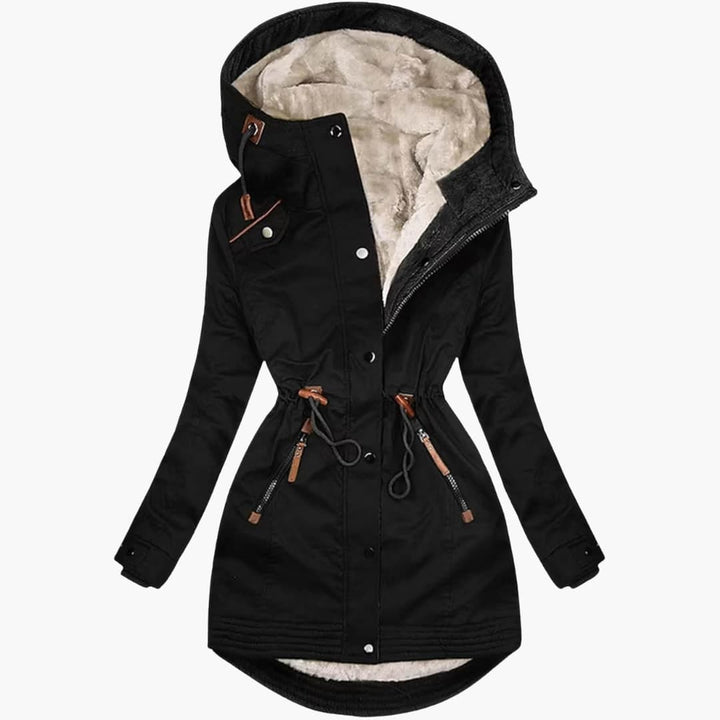 Damen Winterparka mit Kapuze und Taschen