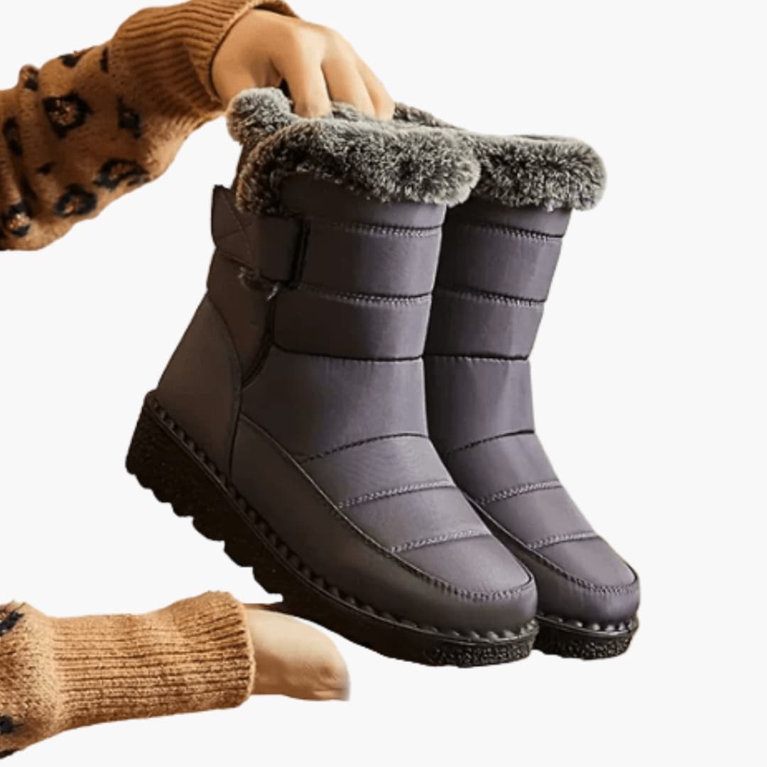 Damen Winterstiefel mit Kunstfellfutter