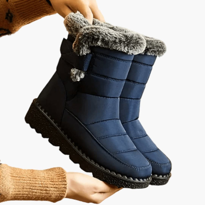 Damen Winterstiefel mit Kunstfellfutter