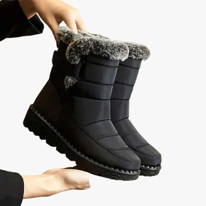 Damen Winterstiefel mit Kunstfellfutter