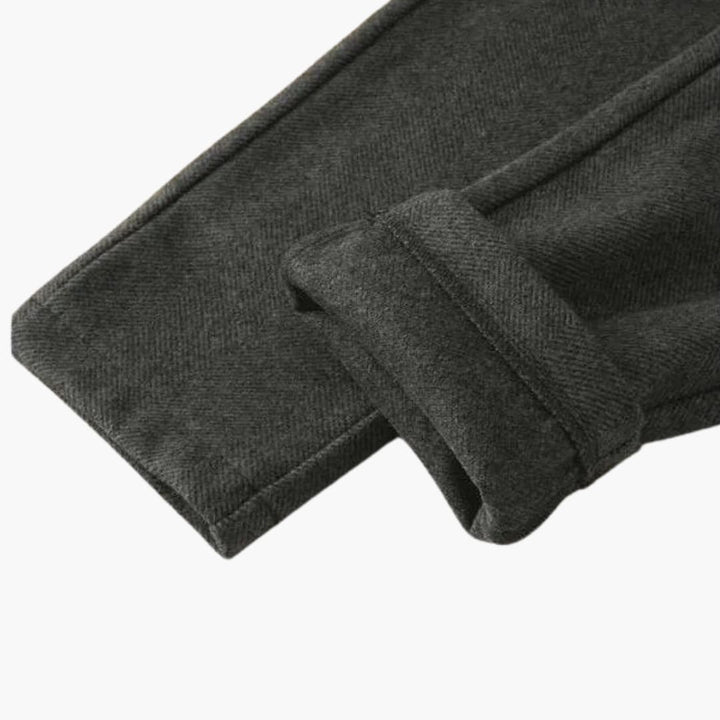 Damenhose mit High Waist und Seitentaschen