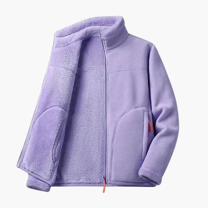 Damenjacke mit Reißverschluss und Taschen