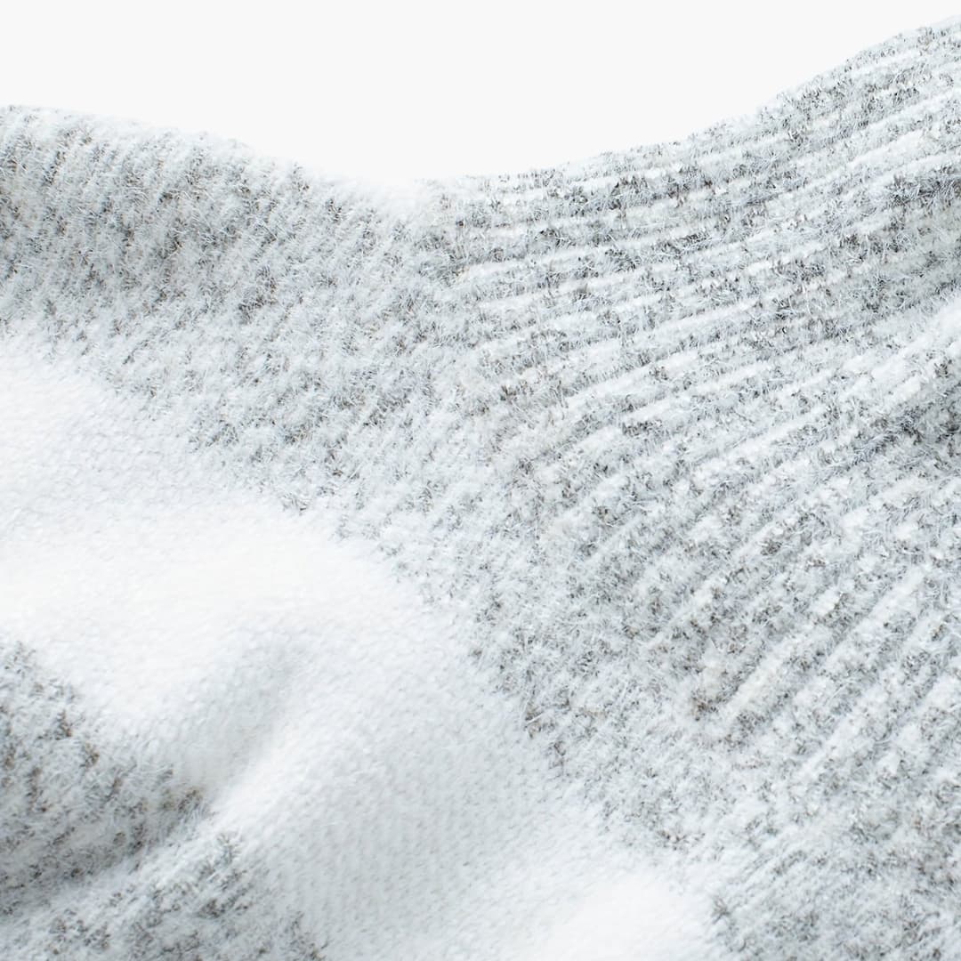 Damen pullover mit Rollkragen und Streifenmuster