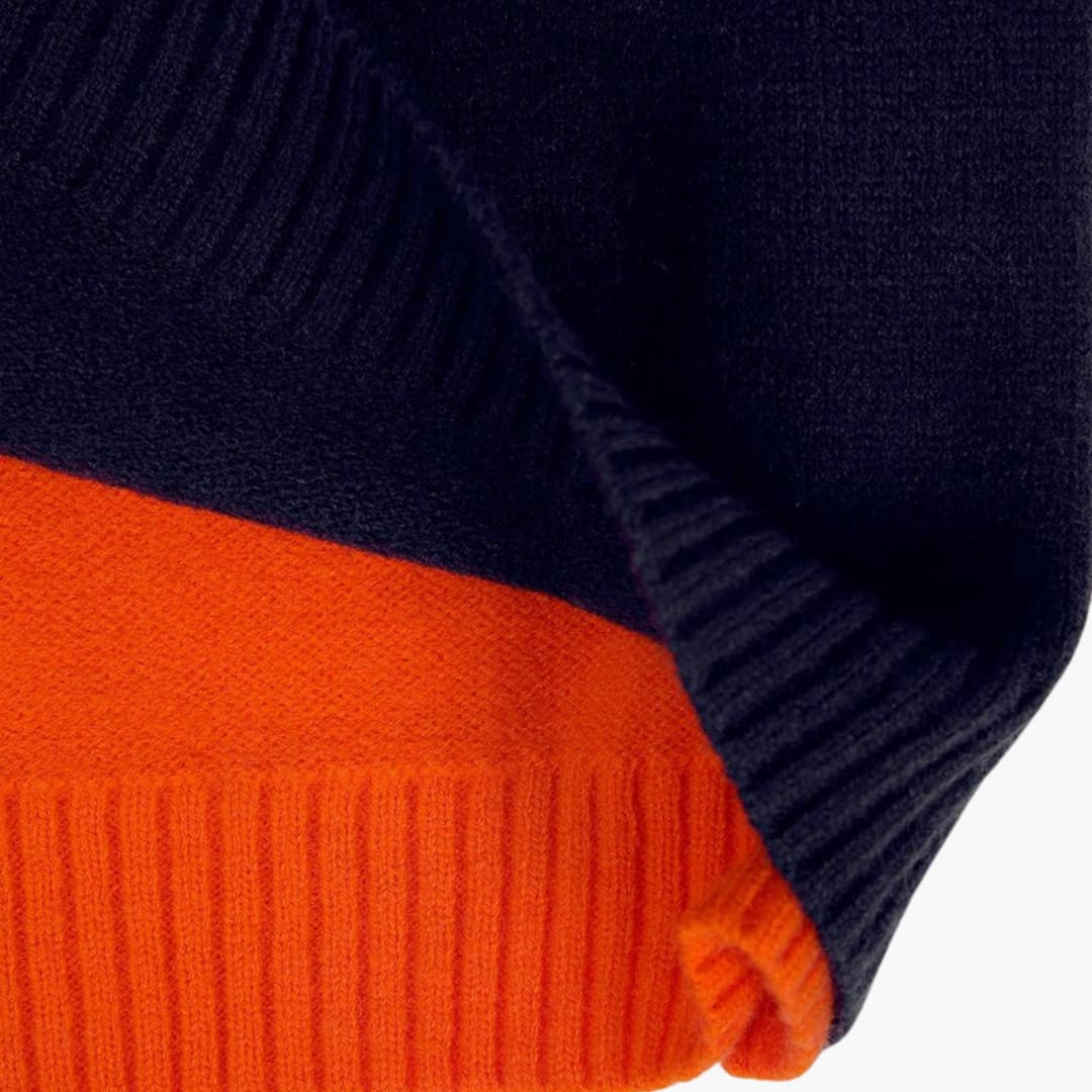 Damenpullover mit Rundhalsausschnitt und langen Ärmeln