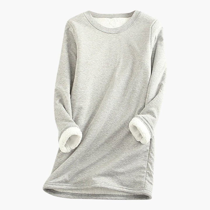 Damen Pullover mit Rundhalsausschnitt und langen Ärmeln