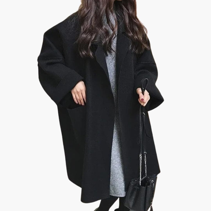 Damen Trenchcoat mit Reverskragen und Taillengürtel