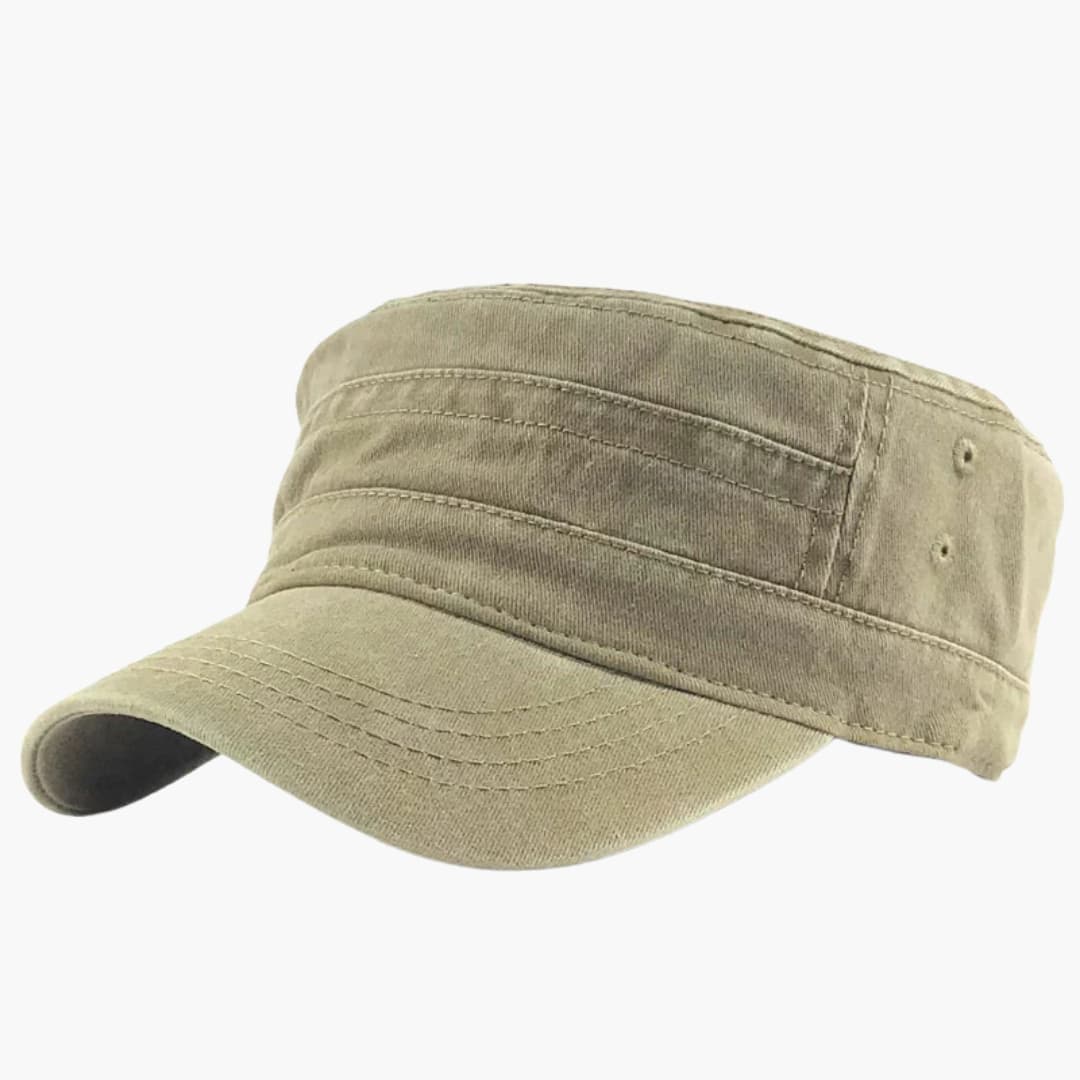 Herren Army Cap mit Schirm und verstellbarem Riemen