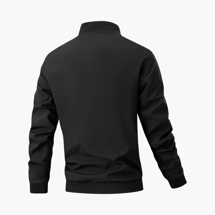 Herren Bomberjacke mit Reißverschluss und Reißverschlusstaschen