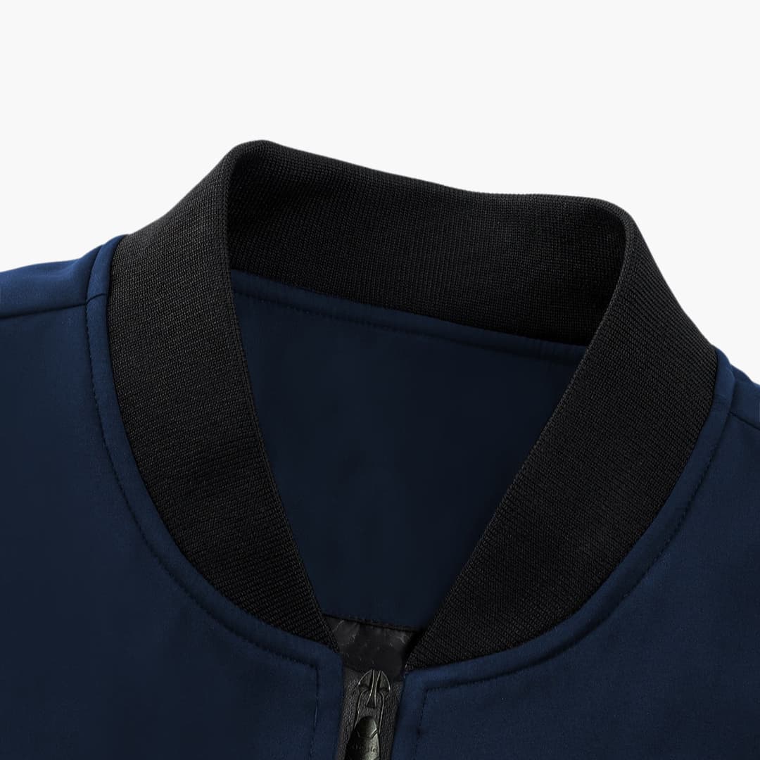 Herren Bomberjacke mit Reißverschluss und Reißverschlusstaschen