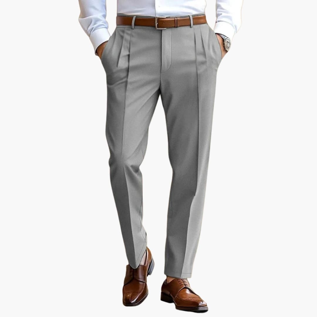 Herren Bundfaltenhose mit Bund