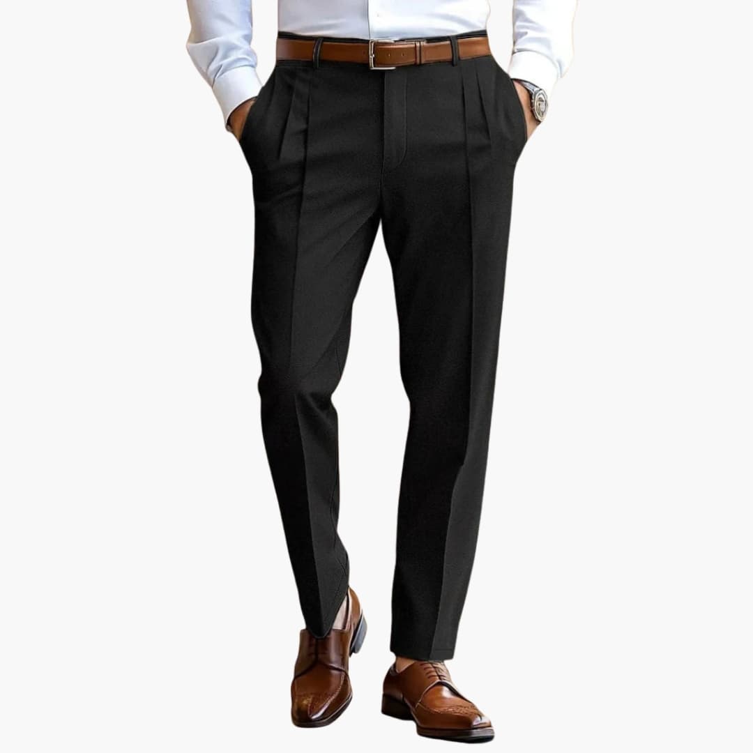 Herren Bundfaltenhose mit Bund