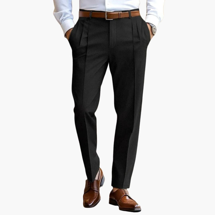 Herren Bundfaltenhose mit Bund