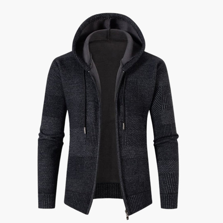Herren Cardigan Hoodie mit Reißverschluss