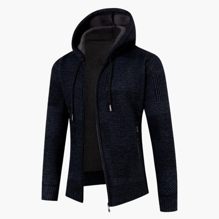 Herren Cardigan Hoodie mit Reißverschluss