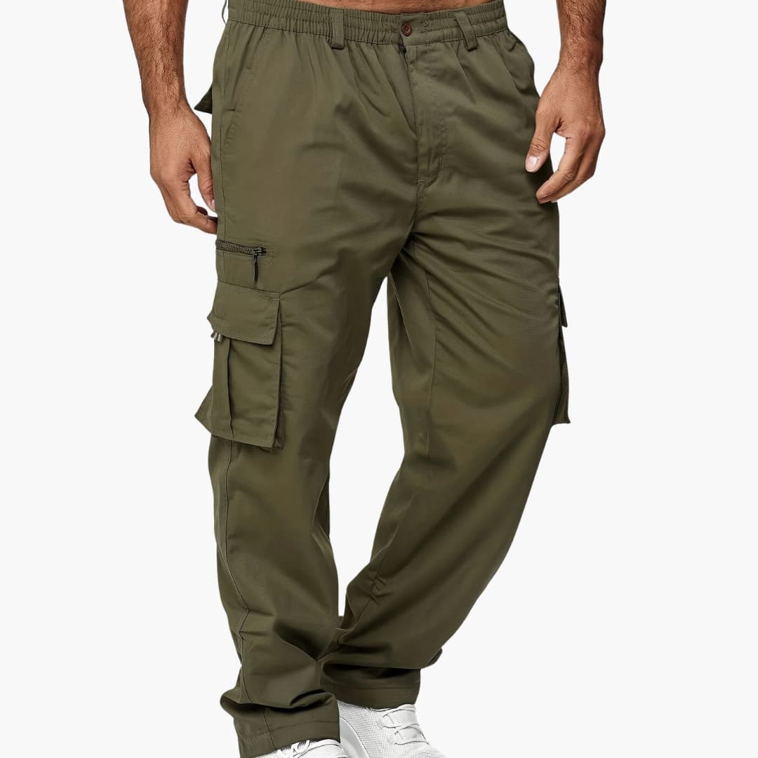 Herren Cargo Hose mit Bund und Seitentaschen