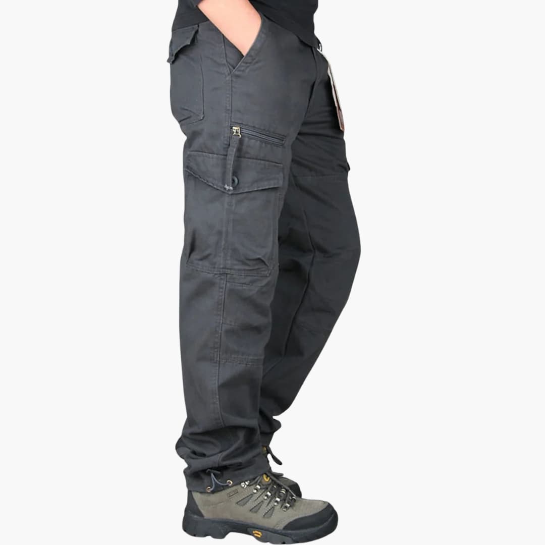 Herren Cargohose mit geradem Schnitt und Seitentaschen