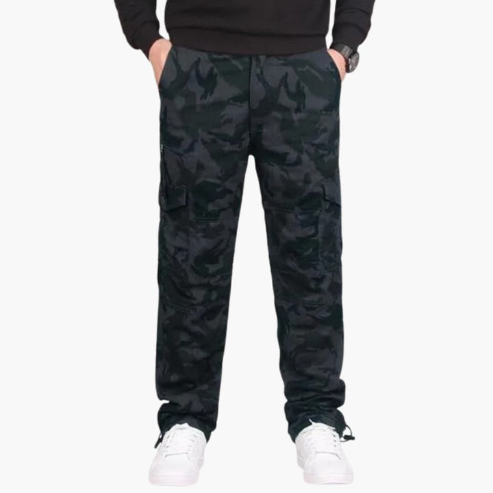 Herren Cargohose mit geradem Schnitt und Seitentaschen