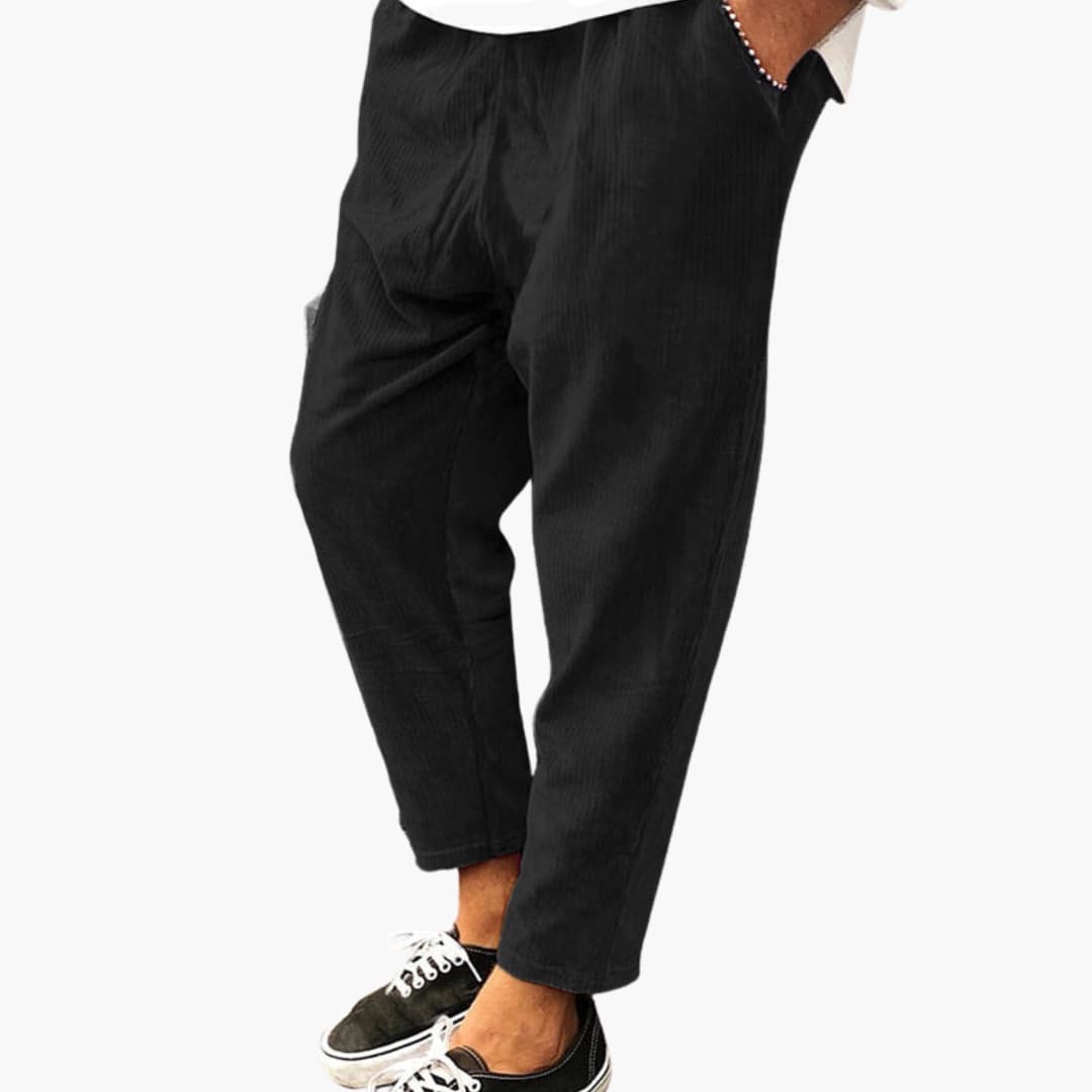 Herren Cordhose mit Bund und Seitentaschen