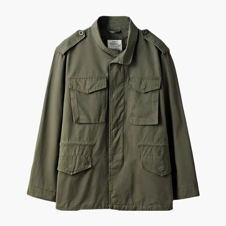 Herren Field jacke mit Militär-inspirierter Stil