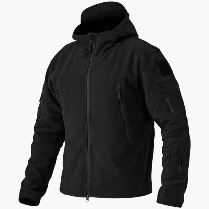 Herren Fleecejacke mit Reißverschluss und Seitentaschen
