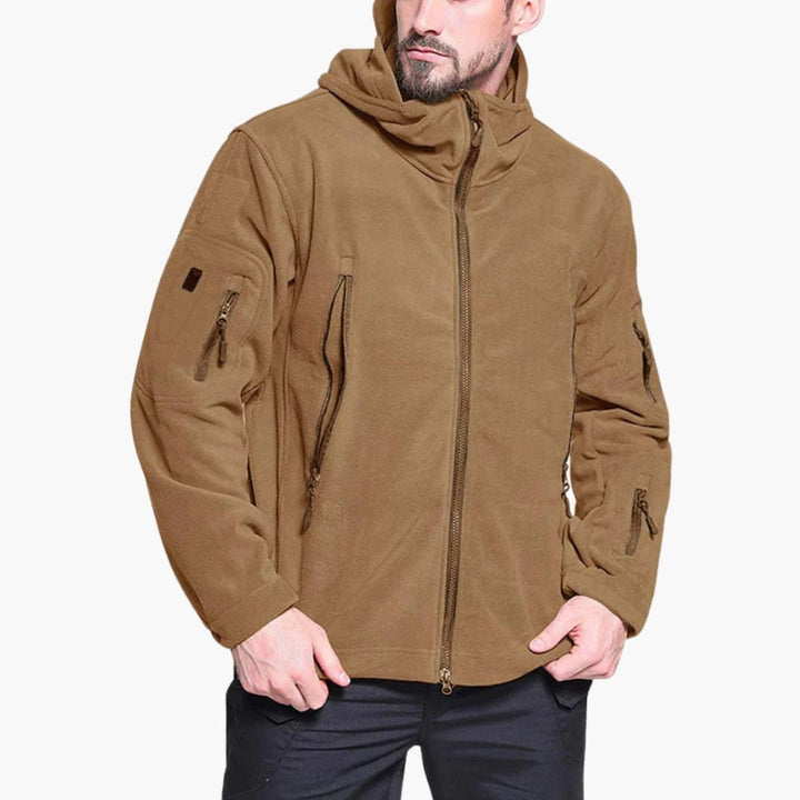 Herren Fleecejacke mit mehreren Taschen