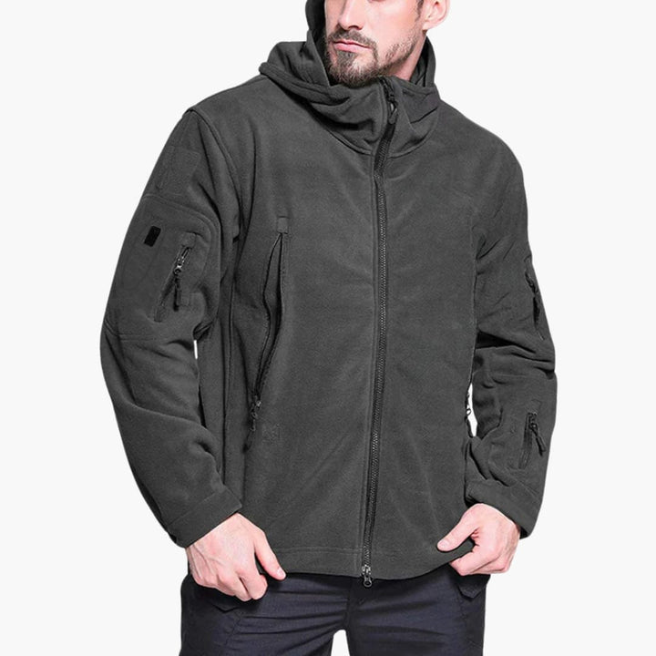 Herren Fleecejacke mit mehreren Taschen