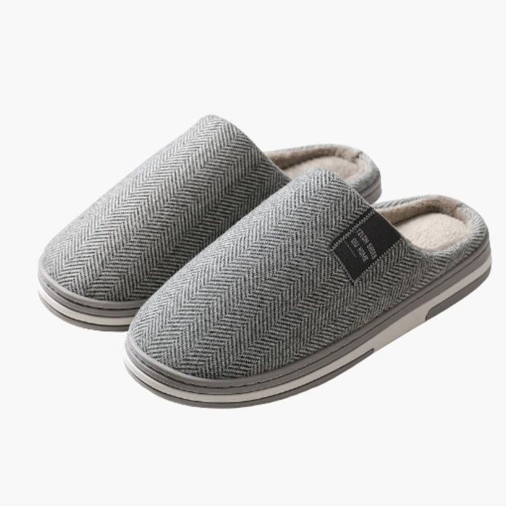 Herren Hausschuhe mit  Plüschfutter
