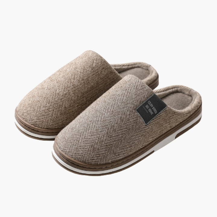 Herren Hausschuhe mit  Plüschfutter